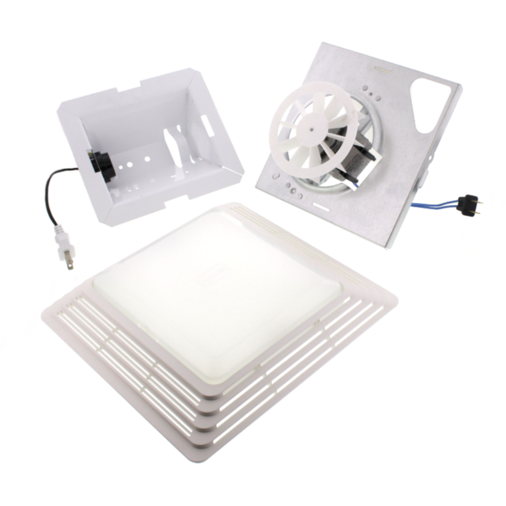 Fan/Light Finish Pack - Motor Reflector and Grille Assembly 50 CFM Fan/Light Finish Pack