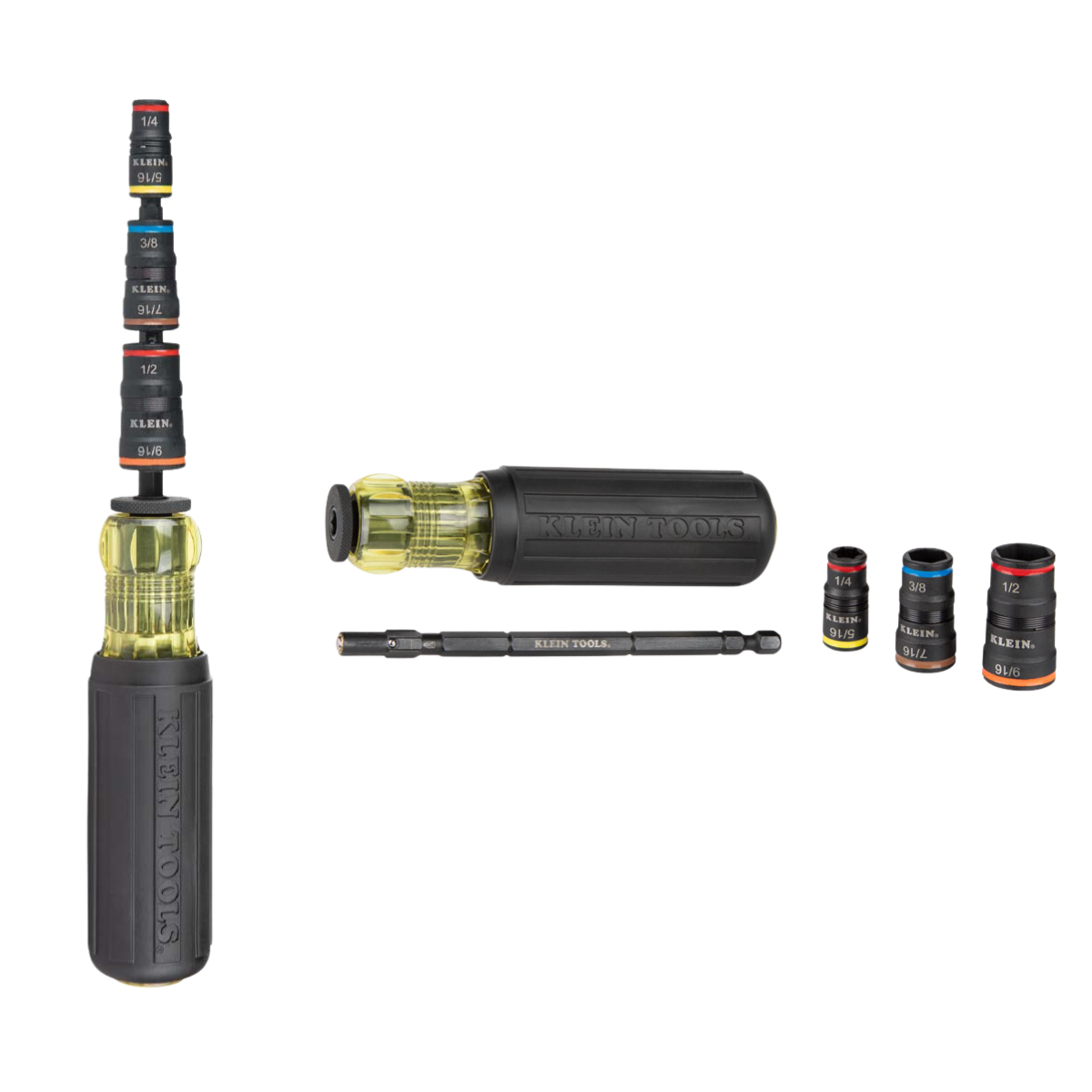 7-in-1 Impact Rated Flip Socket Set with Handle