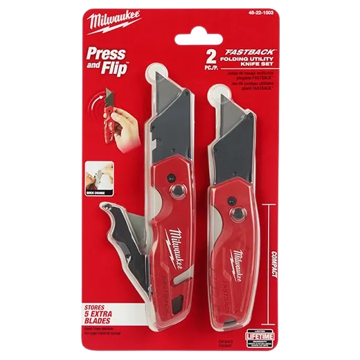 FASTBACK™ Compact Folding Utility Knife