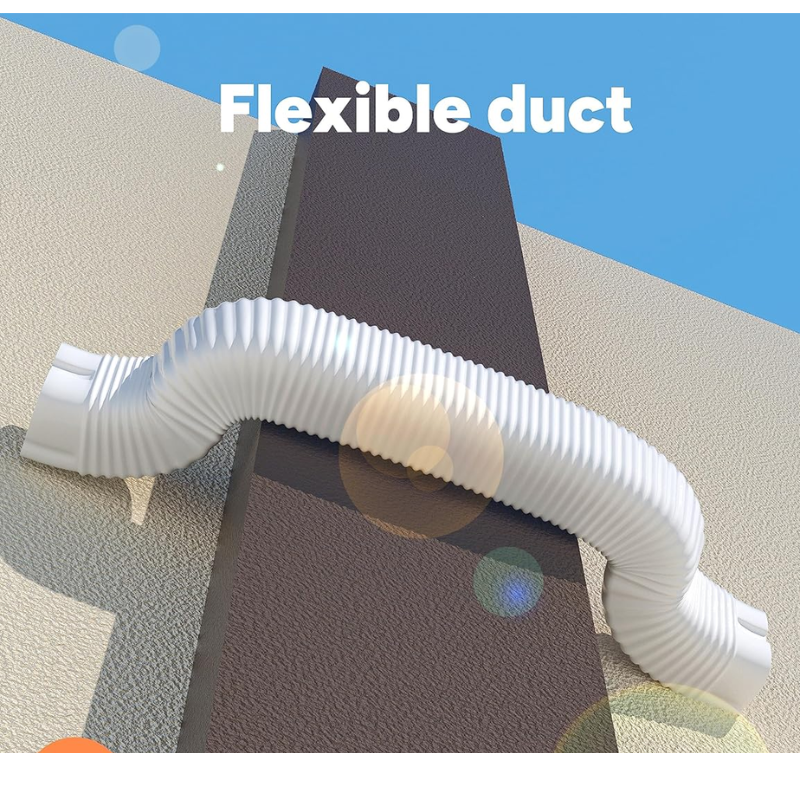 2.5" x 32" x 4" Flexible Line Set Cover