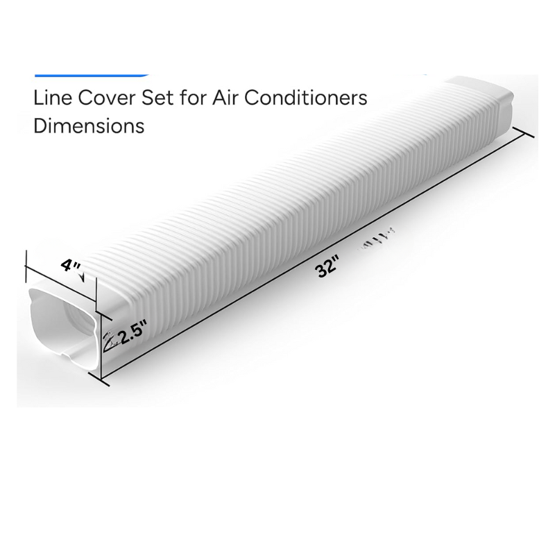 2.5" x 32" x 4" Flexible Line Set Cover
