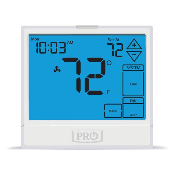UNIVERSAL - RESIDENTIAL/LIGHT COMMERCIAL - UP TO 2 HEAT, 2 COOL CONVENTIONAL - UP TO 3 HEAT, 2 COOL HEAT PUMP - BATTERY OR HARDWIRE - 7 DAY, 5/1/1 OR NON-PROGRAMMABLE