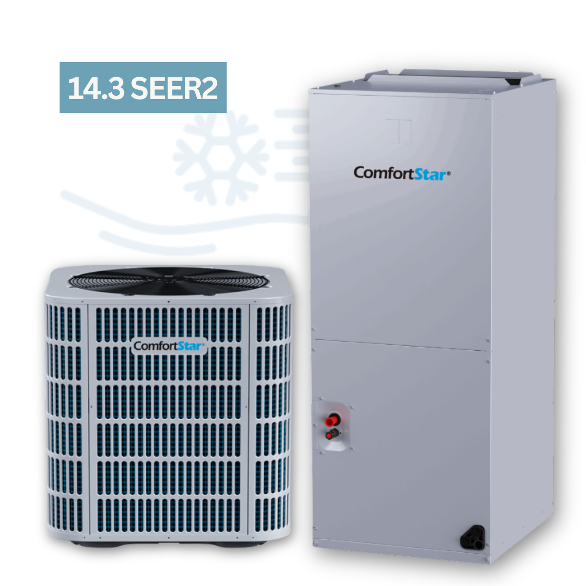18K BAR5 Cooling Only Condensing Unit + 18K LUC5 Air Handler + TXV - 14.3 SEER2