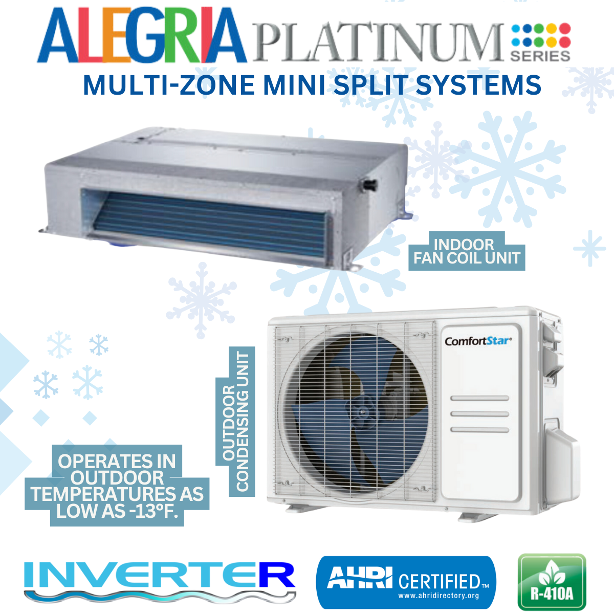 18K Dual Zone Outdoor Condensing Unit - Ducted System 19 SEER2