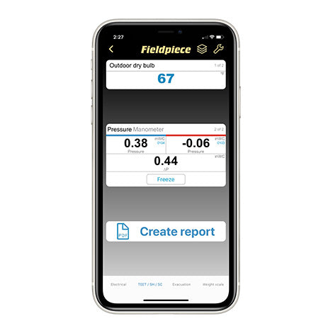 Job Link® System Dual Port Manometer Probe Kit