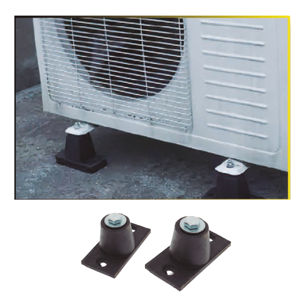 Neoprene Isolation Mounts Neoprene Isolation Mounts Max Load 264 lbs