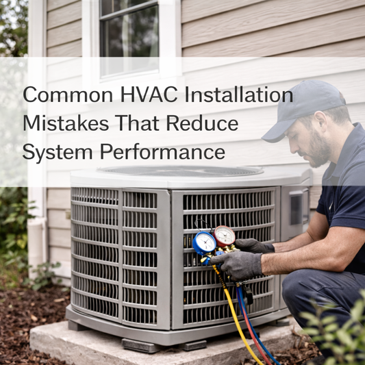 Common HVAC Installation Mistakes That Reduce System Performance