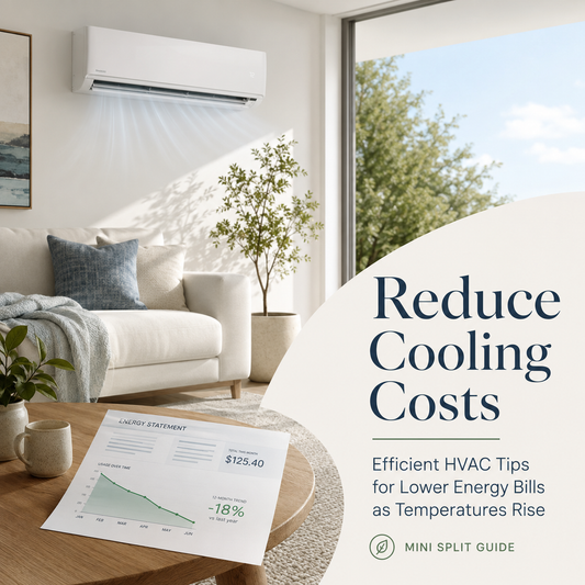 Reduce Cooling Costs: Efficient HVAC Tips for Lower Energy Bills as Temperatures Rise (Mini Split Guide)