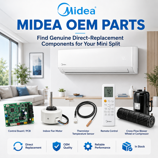 Midea OEM Parts: Find Genuine Direct-Replacement Components for Your Mini Split