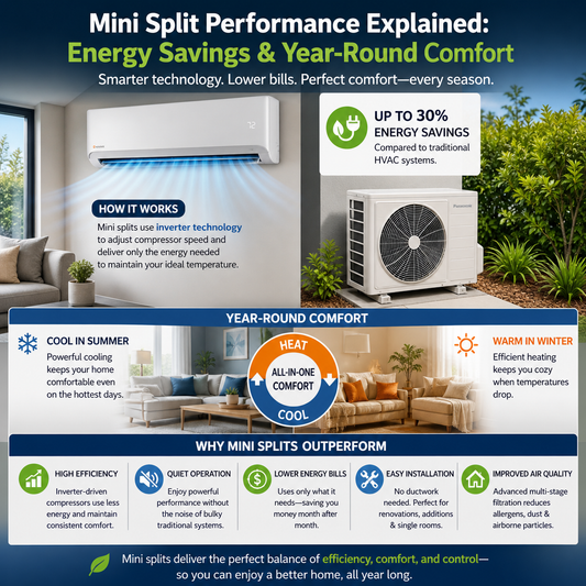 Mini Split Performance Explained: Energy Savings & Year-Round Comfort