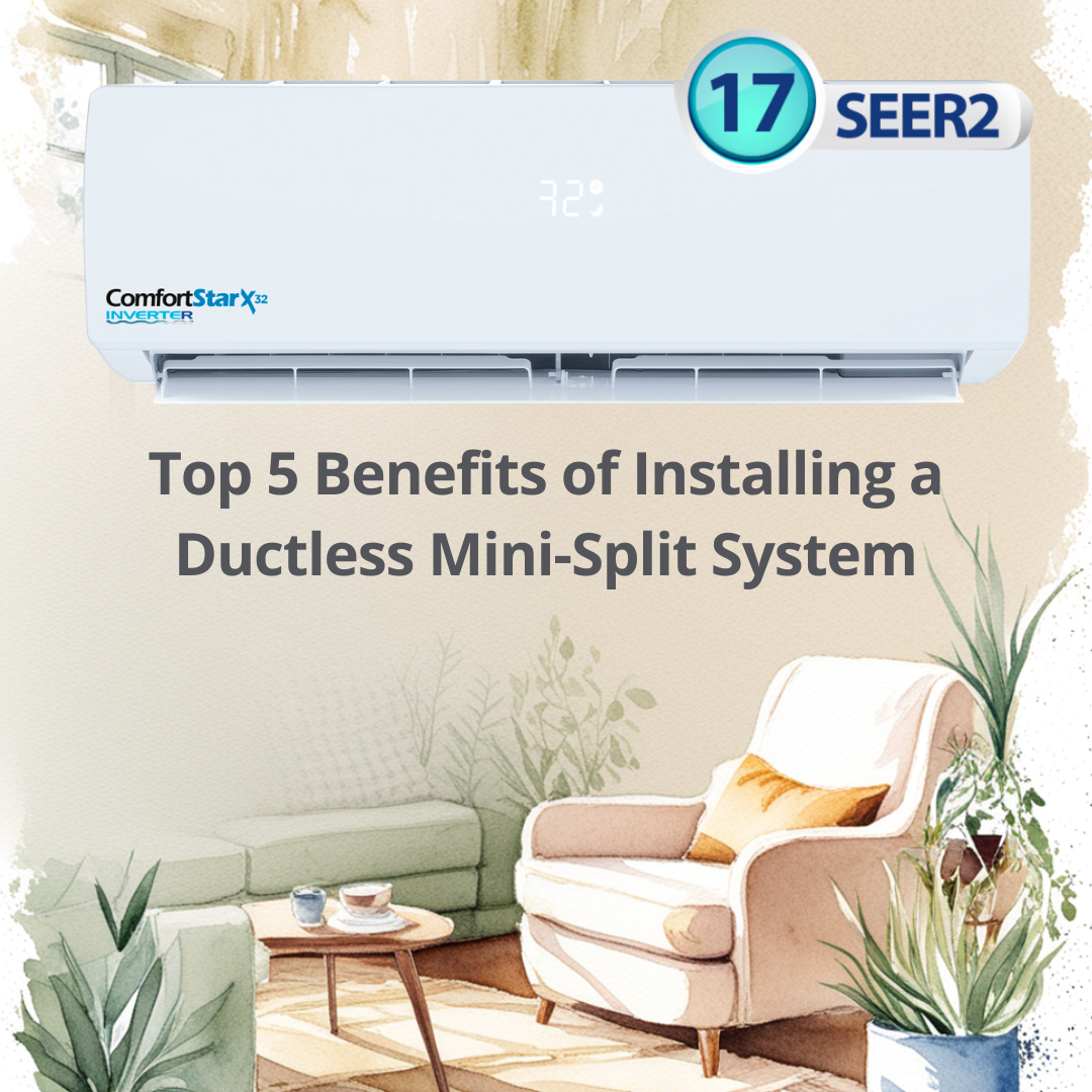 Top 5 Benefits of Installing a Ductless Mini-Split System – Air & Heat ...