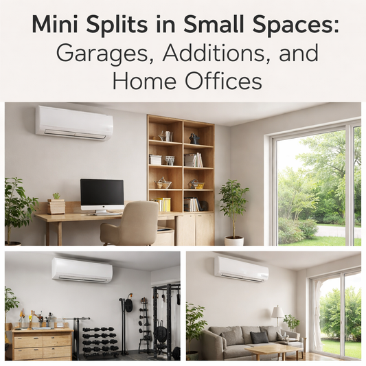 Mini Splits in Small Spaces: Garages, Additions, and Home Offices