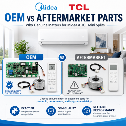 OEM vs Aftermarket Parts: Why Genuine Matters for Midea & TCL Mini Splits