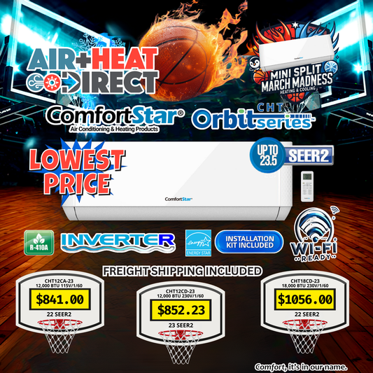 Mini-Split March Madness at AirAndHeatDirect.com!