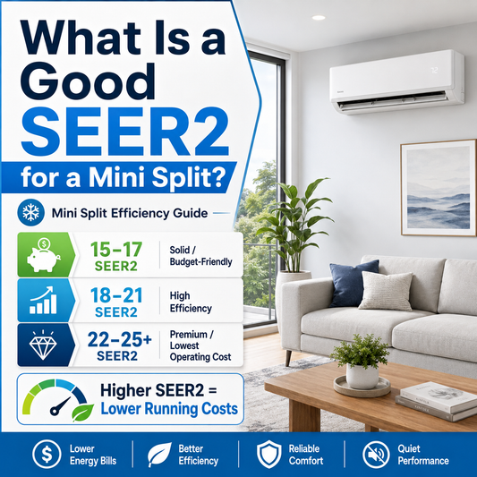 SEER2 Ratings Explained: What's a Good SEER2 for a Mini Split?