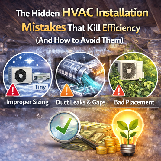 The Hidden HVAC Installation Mistakes That Kill Efficiency (And How to Avoid Them)