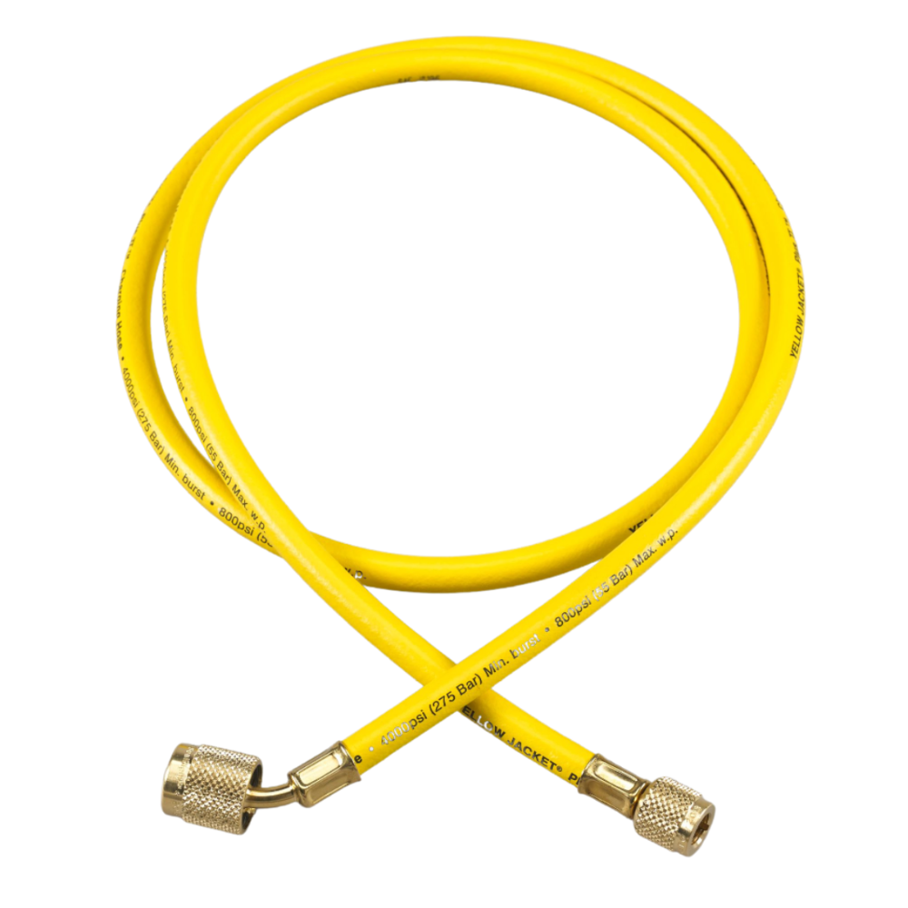 PLUS II™ 1/4" HOSE WITH SEALRIGHT™ LOW LOSS ANTI-BLOW BACK FITTING - YELLOW