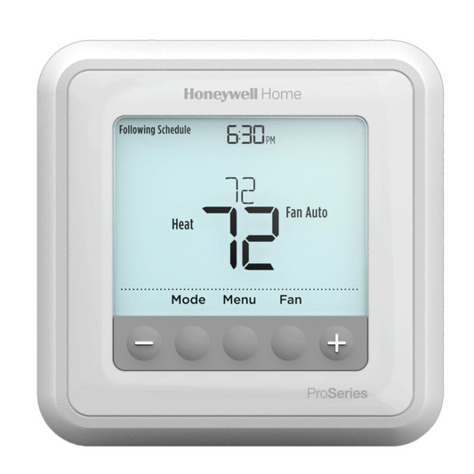 T6 PRO PROGRAMMABLE THERMOSTAT - 2 HEAT/1 COOL