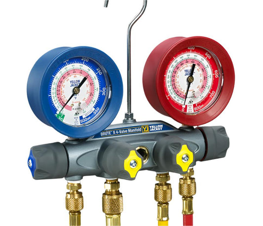 BRUTE II® Test and Charging Manifold (°F AND °C)