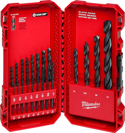 THUNDERBOLT® Black Oxide Drill Bit Set - 21pc