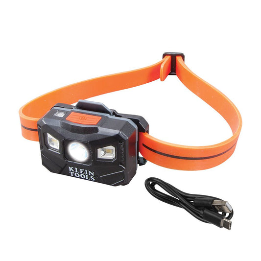 RECHARGEABLE HEADLAMP WITH SILICONE STRAP