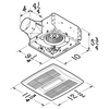FLEX™ Series 80 CFM 0.7 Sones Ventilation Fan Light Energy Star®
