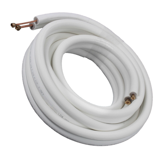 1/4"LL x 3/8"SL - 1/2" Insulated - 50FT Mini-Split Refrigerant Line Set
