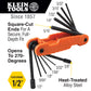 Pro Folding Hex Key Set (70550)