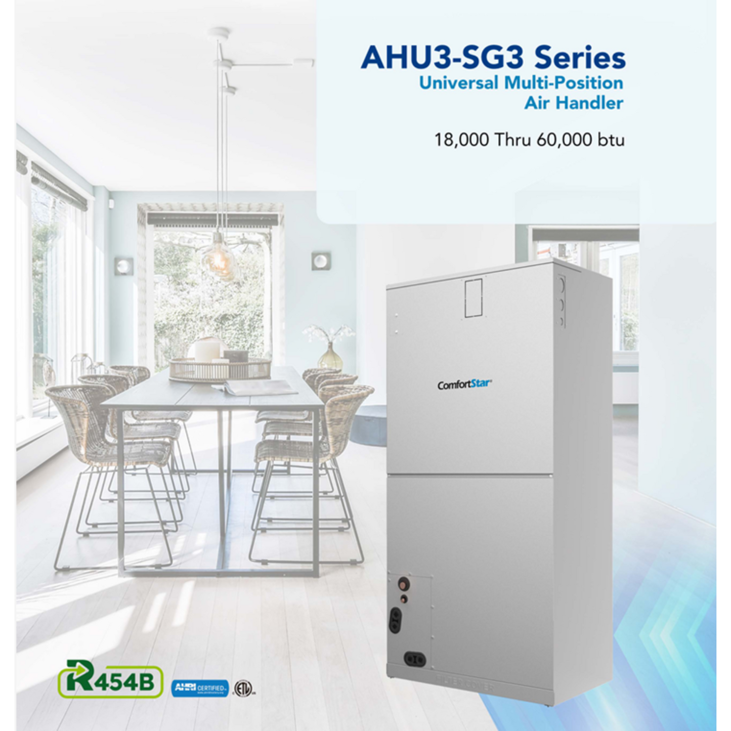 24K AHU3-SG3 MULTIPOSITION AIR HANDLER - UP TO 19 SEER2
