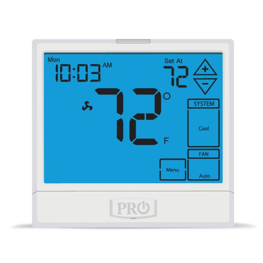 UNIVERSAL - RESIDENTIAL/LIGHT COMMERCIAL   - UP TO 2 HEAT, 2 COOL CONVENTIONAL  - UP TO 3 HEAT, 2 COOL HEAT PUMP  - BATTERY OR HARDWIRE - 7 DAY, 5/1/1 OR NON-PROGRAMMABLE