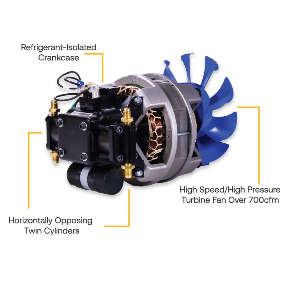 G5TWIN - REFRIGERANT RECOVERY MACHINE WITH AUTOMATIC LIQUID AND VAPOR RECOVERY