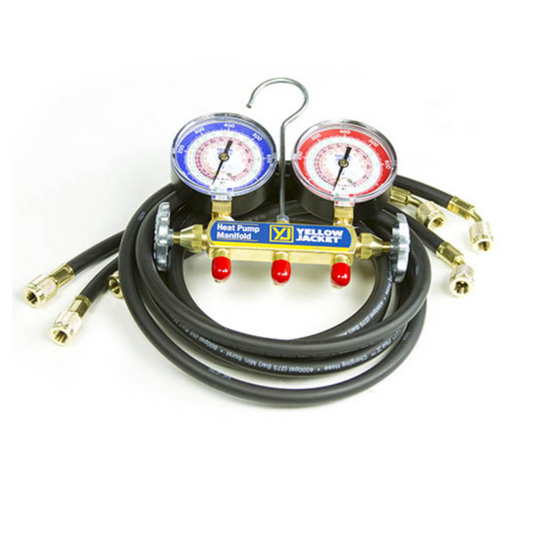 R410a/R22/R407c CHARGING MANIFOLD - 60" HOSES