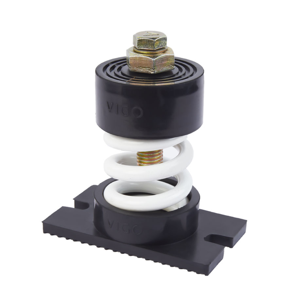 Open Cup Spring Mount Open Spring Mounts (Rubber Cup Construction) 16 to 35lbs Point Load ...