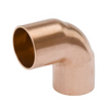 3/8" X 2-1/8" 90° Copper Elbow Short Radius - C X C