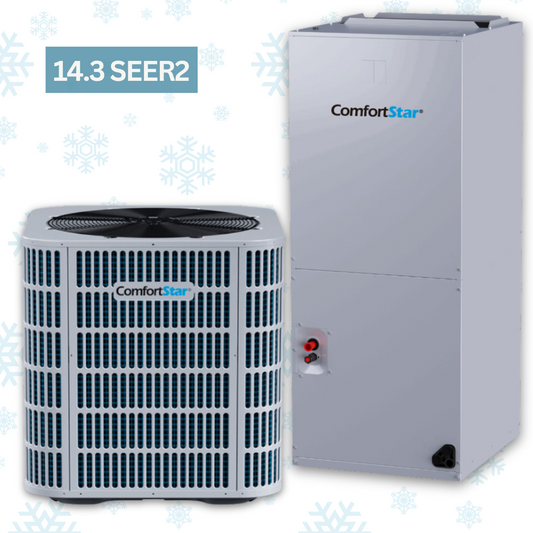 42K BAH5 Heat Pump Condensing Unit + 48K LUC5 Air Handler + TXV - 14.3 SEER2