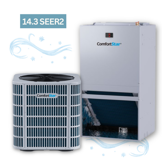 24K BAR5 Cooling Only Condensing Unit + 24K CWM5-R PSC Air Handler - 14.3 SEER2