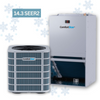 36K BAR5 Cooling Only Condensing Unit + 30K CWM5-R PSC Air Handler - 14.3 SEER2