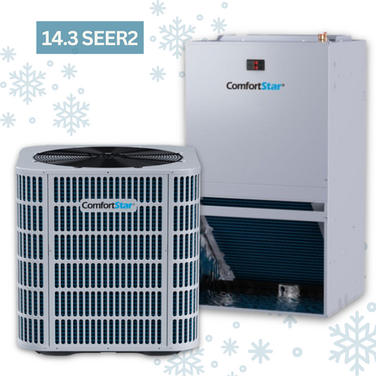 30K BAH5 Heat Pump Condensing Unit + 30K CWM5 ECM Air Handler - 14.3 SEER2