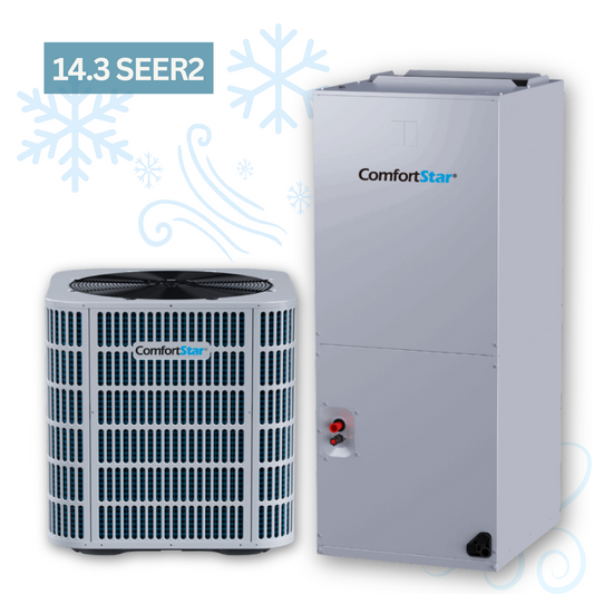 36K BAR5 Cooling Only Condensing Unit + 36K LUC5 Air Handler - 14.3 SEER2