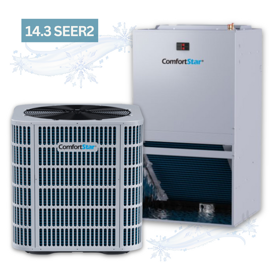 36K BAH5 Heat Pump Condensing Unit + 30K CWM5 ECM Air Handler - 14.3 SEER2