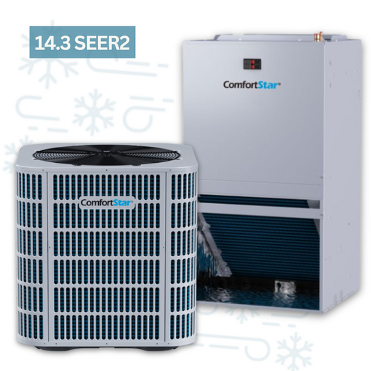 30K BAH5 Heat Pump Condensing Unit + 36K CWM5 ECM Air Handler - 14.3 SEER2