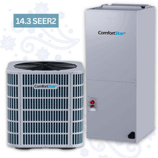 30K BAH5 Heat Pump Condensing Unit + 24K LUC5 Air Handler + TXV - 14.3 SEER2