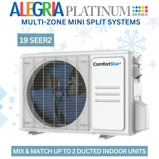 18K Dual Zone Outdoor Condensing Unit - Ducted System 19 SEER2