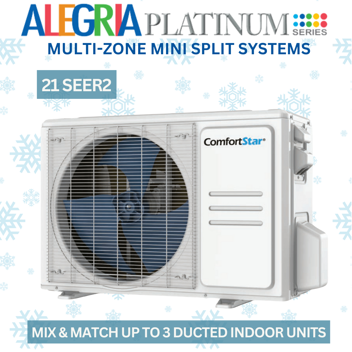 27K Tri Zone Outdoor Condensing Unit - Ducted System 21 SEER2