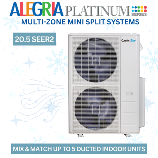48K Five Zone Outdoor Condensing Unit - Ducted System 20.5 SEER2