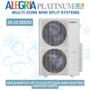 55k Five Zone Outdoor Condensing Unit - Mix Ductless and Ducted System 20.15 SEER2
