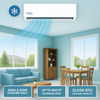 12,000 BTU Mini Split Air Conditioner – Wall Mounted, 230V Inverter, 22 SEER2 Energy-Efficient Cooling, WiFi Smart Control