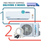 18,000 BTU Cooling + Heating - Wall Mounted Ductless Mini Split Air Conditioner Heat Pump –  17 SEER2 Energy-efficient, Voltage 230V