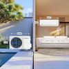 12,000 BTU Cooling + Heating - Wall Mounted Ductless Mini Split Air Conditioner Heat Pump – 24 SEER2 Energy-Efficient, Voltage 230V