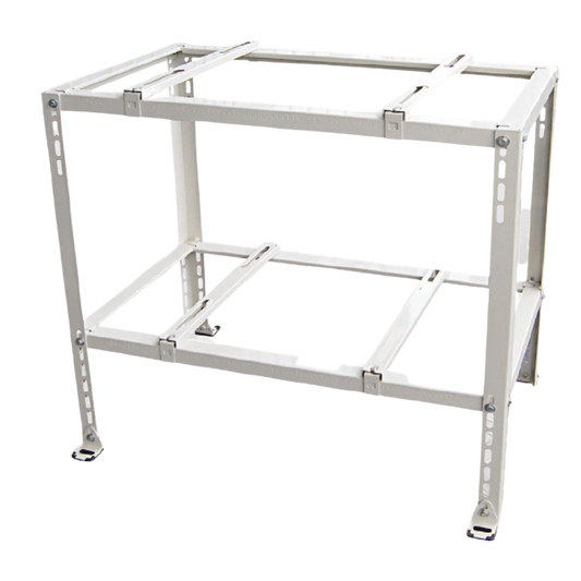 TWO CONDENSING UNIT STAND - W:31-1/2" X D:31-1/2" X H:17-3/4"